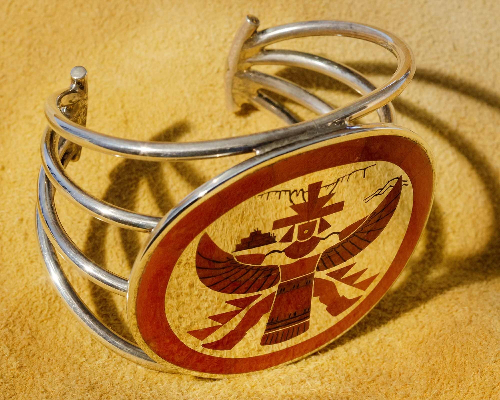 Harlan Coonsis, Zuni, Knifewing Bracelet